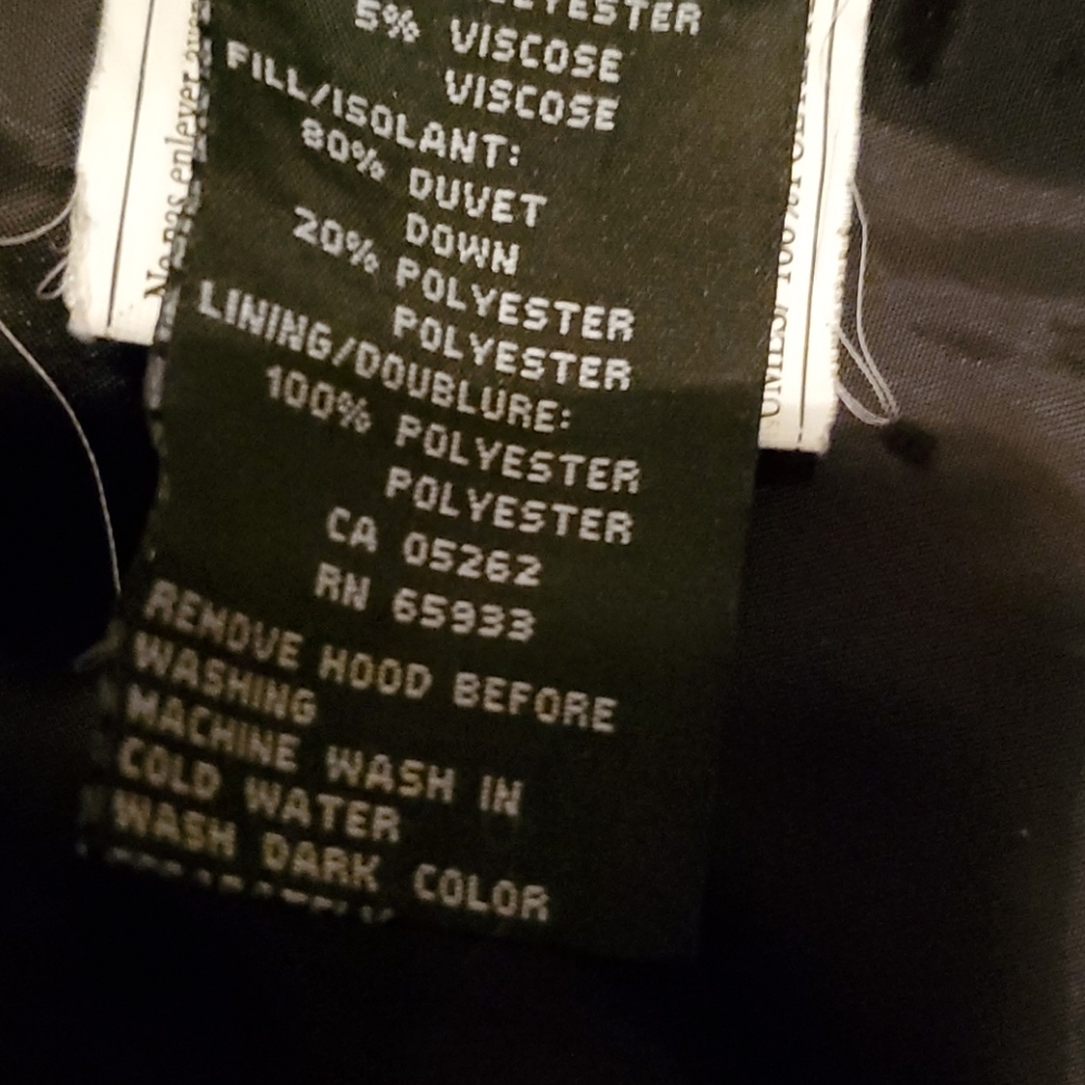 Nwot Point Zero down filled jacket - Picture 7 of 7